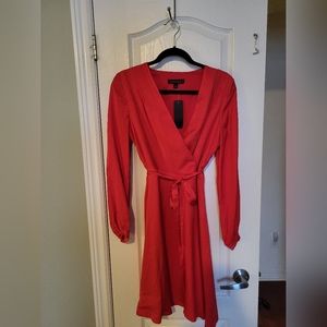Banana Republic, Wrap Dress, Size 4, Red, Never worn